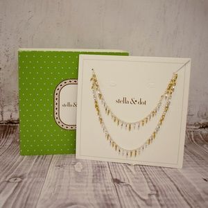 Stella & Dot 2 Tone Renegade Necklace